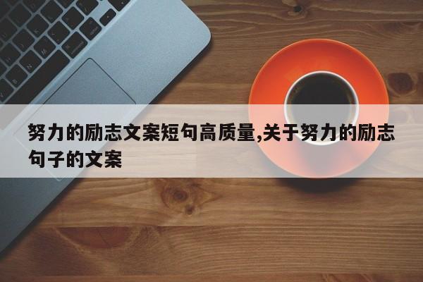 努力的励志文案短句高质量,关于努力的励志句子的文案